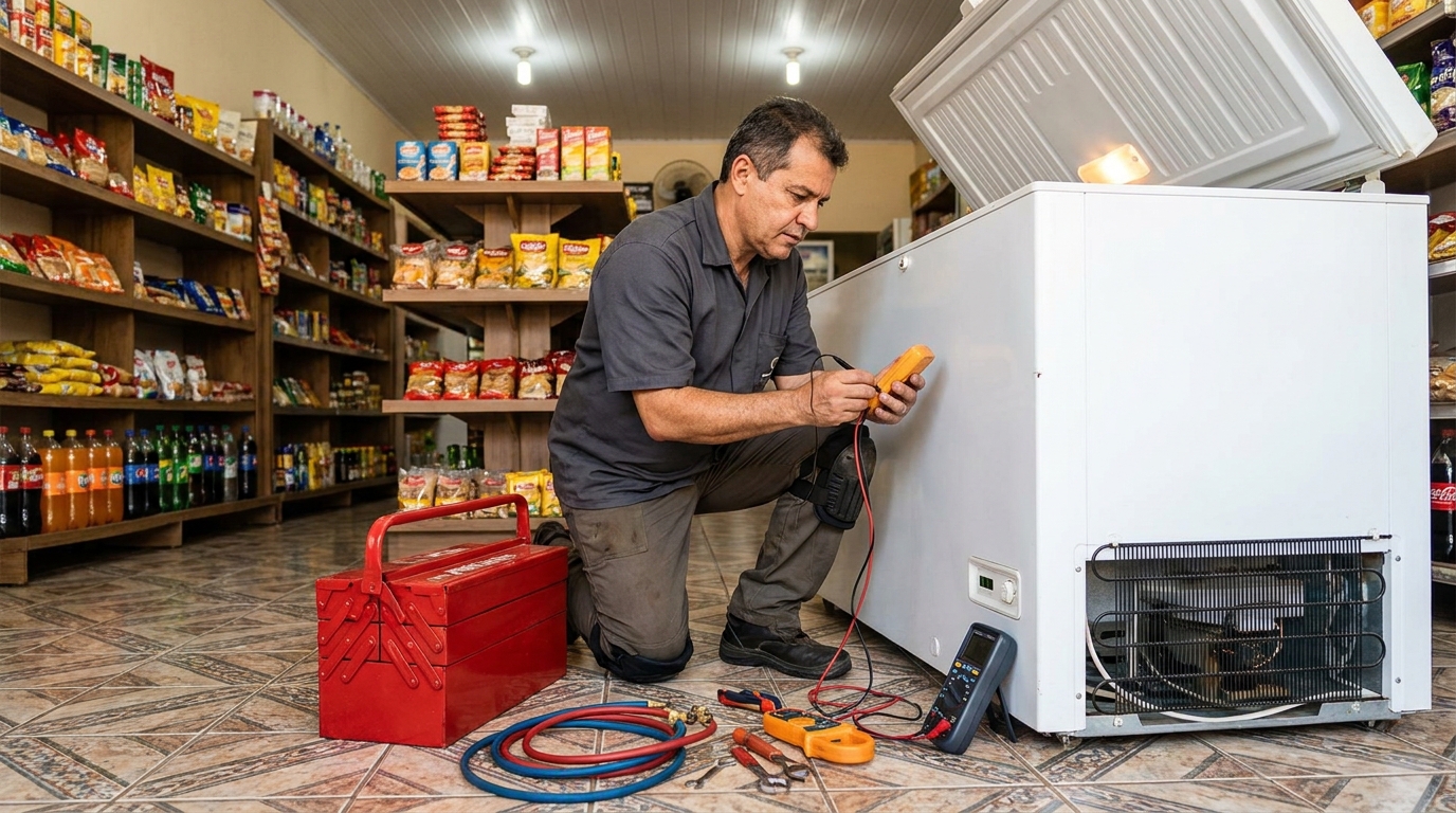 Ajuste de Temperatura do Freezer em Americana‑SP