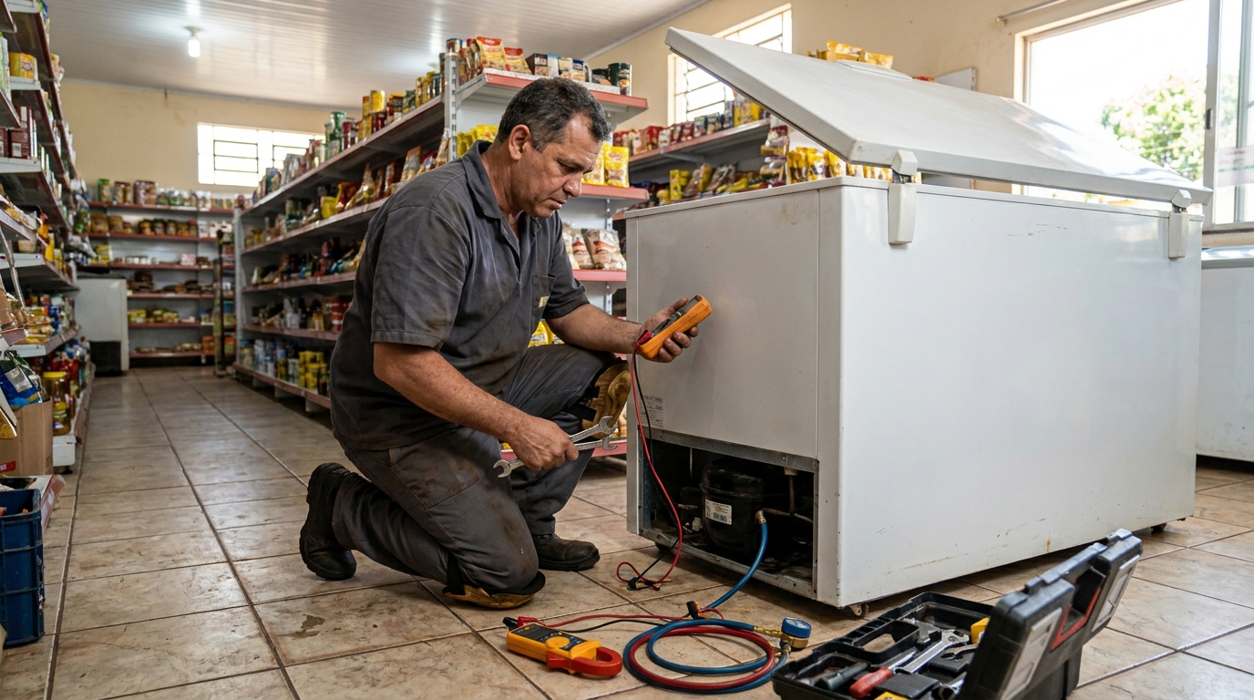 Manutenção em Motor Ventilador em Americana‑SP